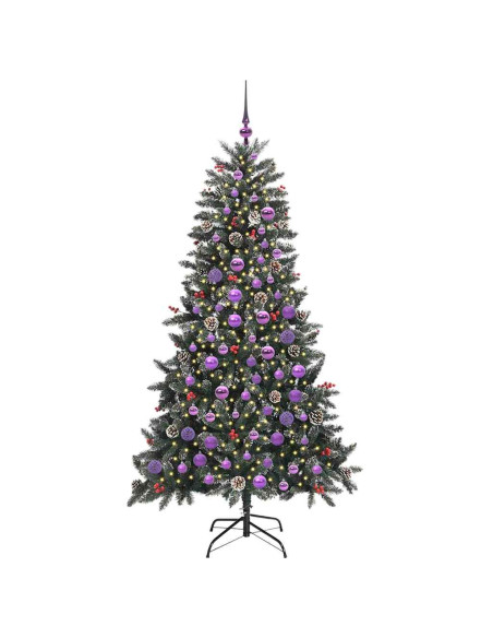 Albero di Natale artificiale con 300 LED Verde 99 x 99 x 180 cm