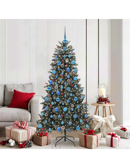 Albero di Natale artificiale con 300 LED Verde 99 x 99 x 180 cm