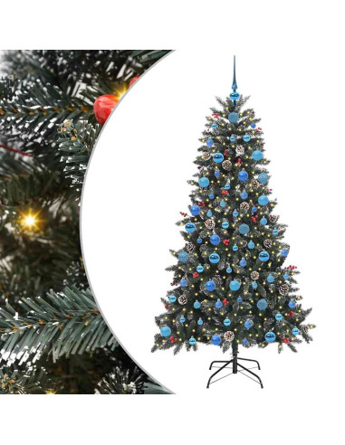 Albero di Natale artificiale con 300 LED Verde 99 x 99 x 180 cm