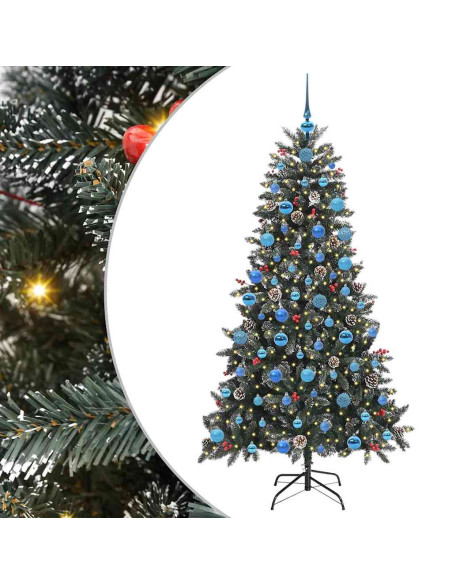 Albero di Natale artificiale con 300 LED Verde 99 x 99 x 180 cm