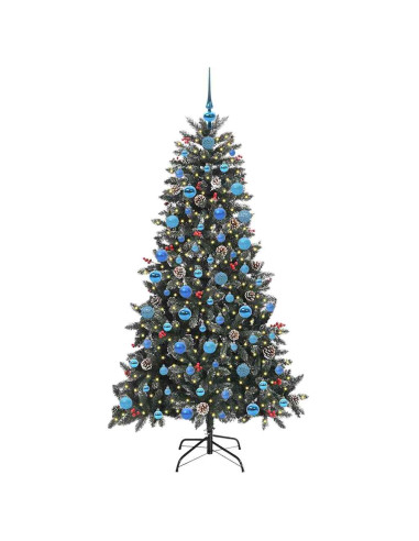 Albero di Natale artificiale con 300 LED Verde 99 x 99 x 180 cm