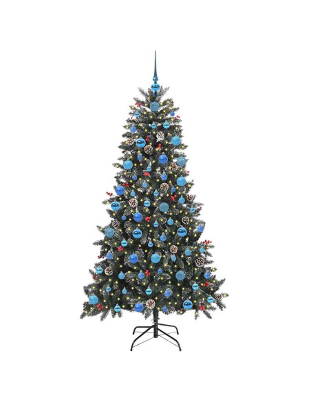 Albero di Natale artificiale con 300 LED Verde 99 x 99 x 180 cm