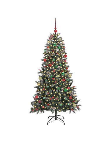 Albero di Natale artificiale con 300 LED Verde 99 x 99 x 180 cm
