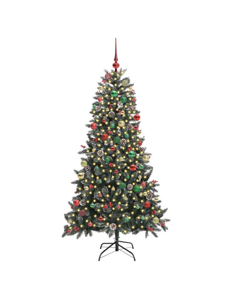 Albero di Natale artificiale con 300 LED Verde 99 x 99 x 180 cm