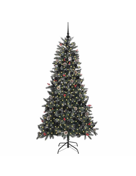 Albero di Natale artificiale con 300 LED Verde 210 cm