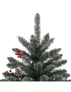 Albero di Natale artificiale Verde 129.5 x 129.5 x 240 cm 2