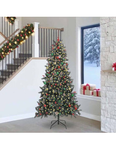 Albero di Natale artificiale Verde 129.5 x 129.5 x 240 cm 2