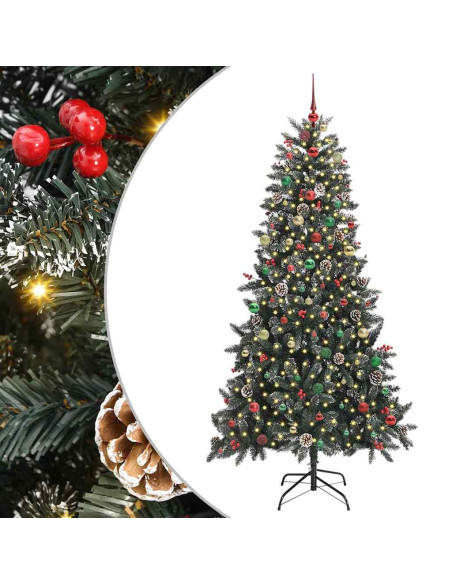 Albero di Natale artificiale Verde 129.5 x 129.5 x 240 cm