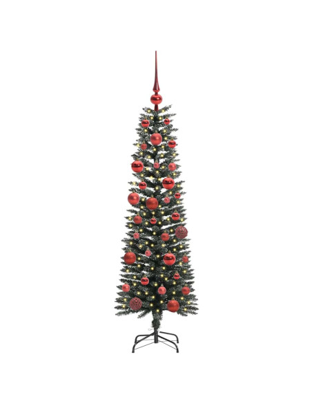 Albero di Natale artificiale con 150 LED Verde 43 x 43 x 150 cm