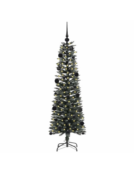 Albero di Natale artificiale con 150 LED Verde 43 x 43 x 150 cm