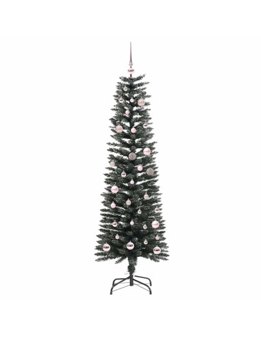 Albero di Natale artificiale con 150 LED Verde 43 x 43 x 150 cm