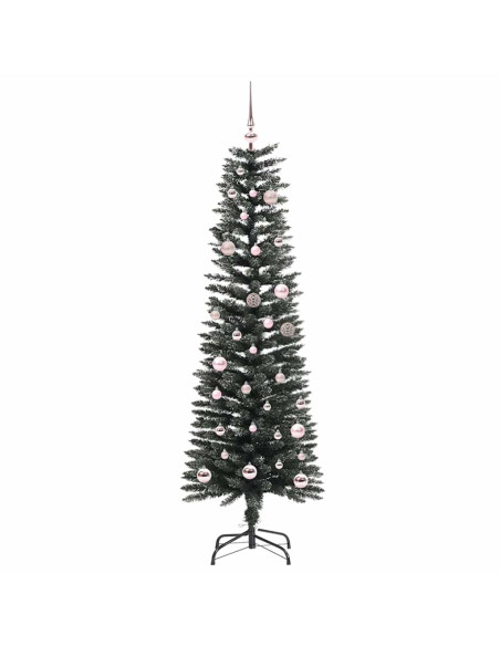 Albero di Natale artificiale con 150 LED Verde 43 x 43 x 150 cm