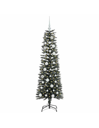Albero di Natale artificiale con 150 LED Verde 43 x 43 x 150 cm