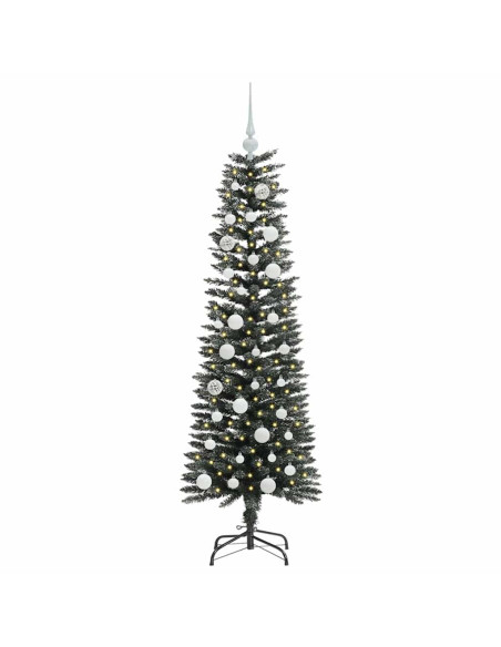 Albero di Natale artificiale con 150 LED Verde 43 x 43 x 150 cm