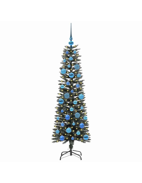 Albero di Natale artificiale con 150 LED Verde 43 x 43 x 150 cm
