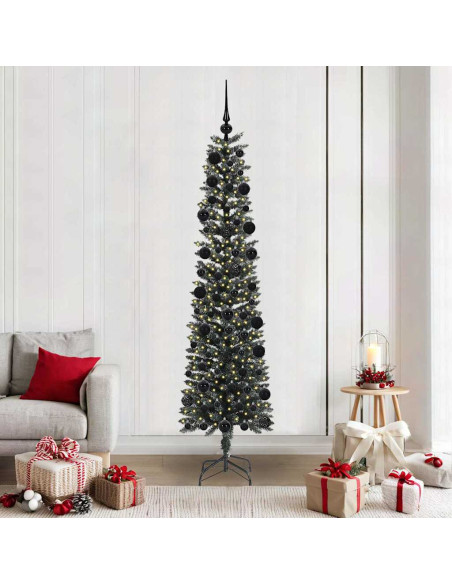 Albero di Natale artificiale con 300 LED Verde 58 x 58 x 210 cm