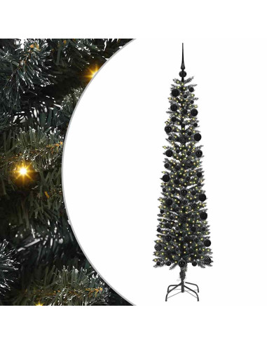 Albero di Natale artificiale con 300 LED Verde 58 x 58 x 210 cm