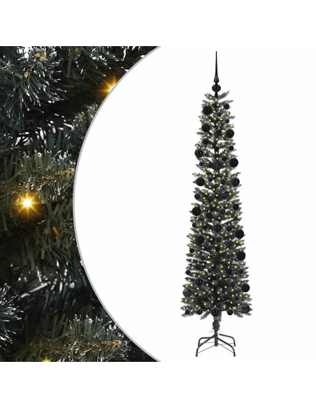 Albero di Natale artificiale con 300 LED Verde 58 x 58 x 210 cm