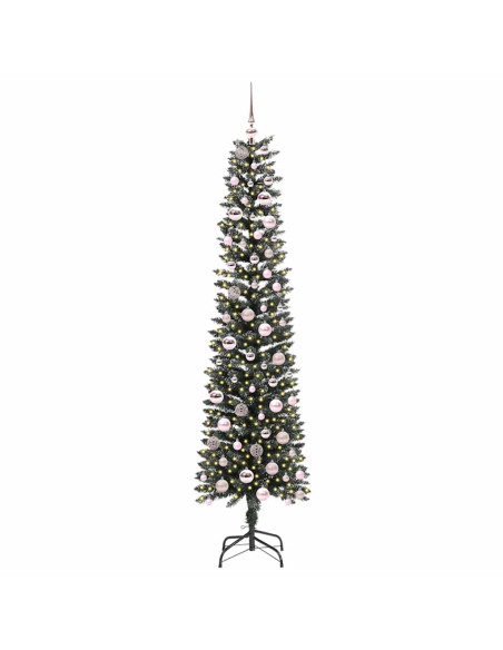 Albero di Natale artificiale con 300 LED Verde 58 x 58 x 210 cm