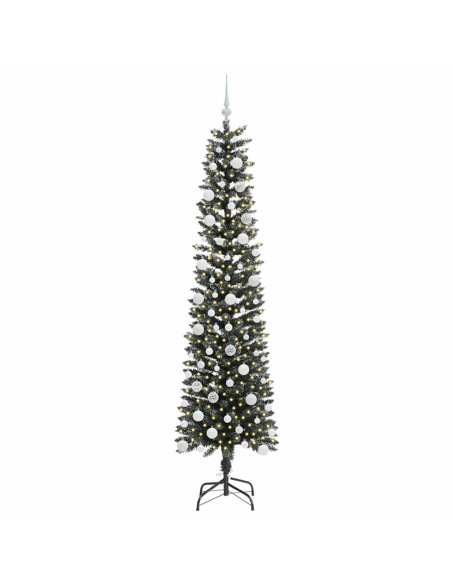 Albero di Natale artificiale con 300 LED Verde 58 x 58 x 210 cm
