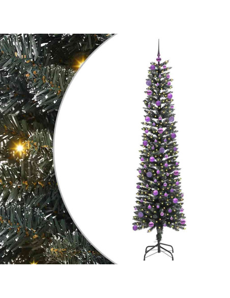 Albero di Natale artificiale con 300 LED Verde 58 x 58 x 210 cm