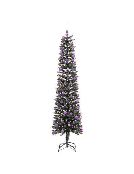 Albero di Natale artificiale con 300 LED Verde 58 x 58 x 210 cm