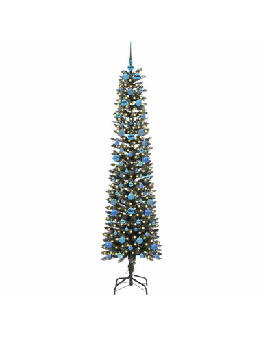 Albero di Natale artificiale con 300 LED Verde 58 x 58 x 210 cm