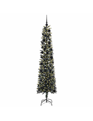 Albero di Natale artificiale con 300 LED Verde 58 x 58 x 240 cm