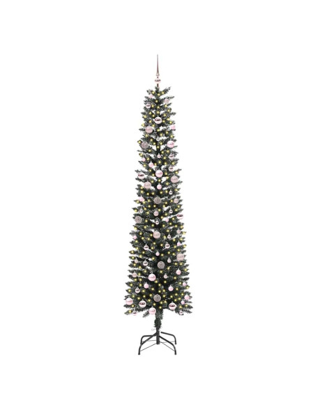 Albero di Natale artificiale con 300 LED Verde 58 x 58 x 240 cm