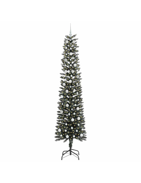 Albero di Natale artificiale con 300 LED Verde 58 x 58 x 240 cm