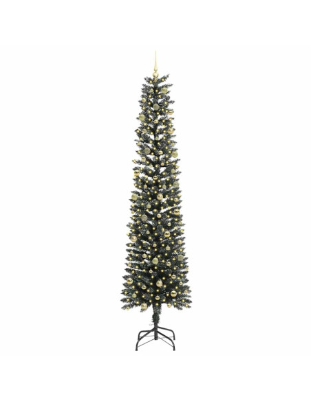 Albero di Natale artificiale con 300 LED Verde 58 x 58 x 240 cm