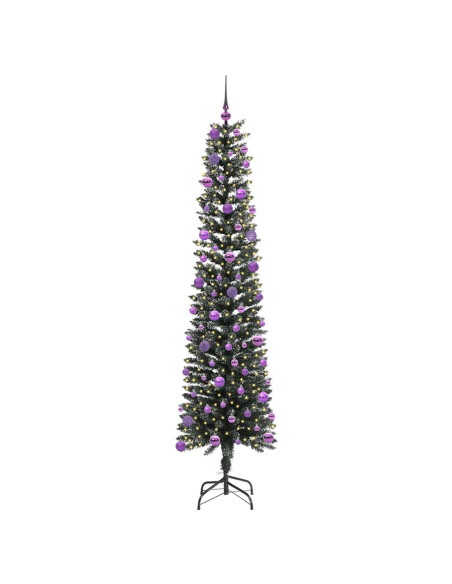 Albero di Natale artificiale con 300 LED Verde 58 x 58 x 240 cm