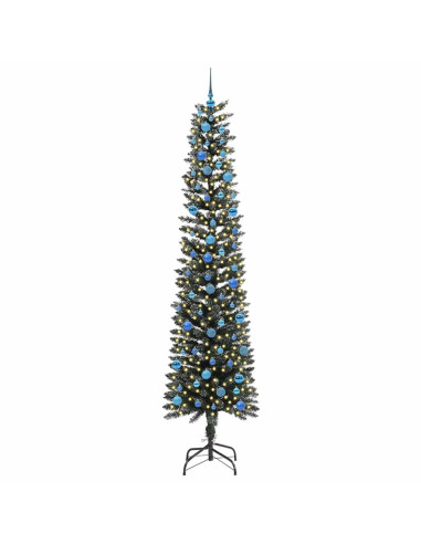 Albero di Natale artificiale con 300 LED Verde 58 x 58 x 240 cm