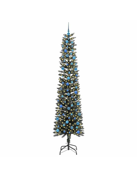 Albero di Natale artificiale con 300 LED Verde 58 x 58 x 240 cm