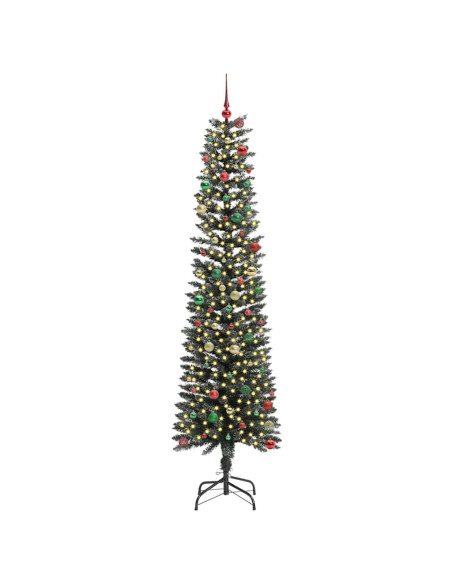 Albero di Natale artificiale con 300 LED Verde 58 x 58 x 240 cm