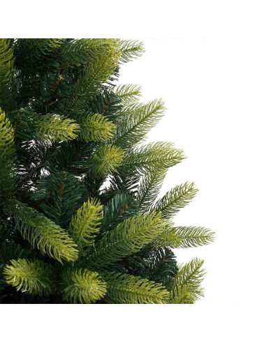 Albero di Natale Artificiale Pieghevole 150 LED Verde 150 cm