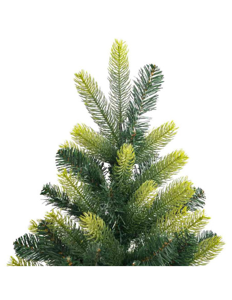 Albero di Natale Artificiale Pieghevole 150 LED 150 cm PVC e PE