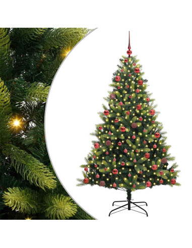 Albero di Natale Artificiale Adattabile 300 LED Verde 180 cm