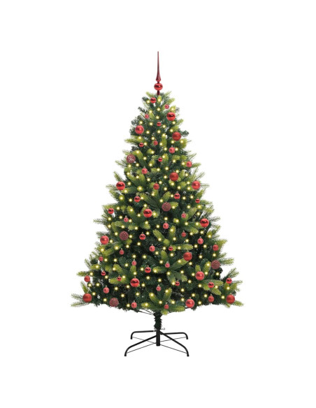 Albero di Natale Artificiale Adattabile 300 LED Verde 180 cm