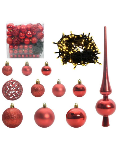 Albero di Natale artificiale a diaframma con 300 LED 210 cm