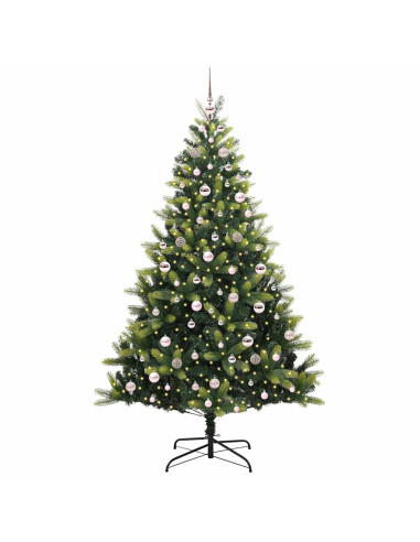 Albero di Natale artificiale a cerniera 300 LED Verde 210 cm