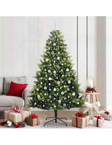 Albero di Natale Artificiale con Rami Flessibili 300 LEDs