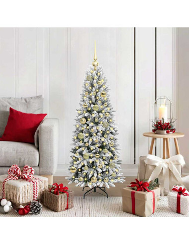 AlberodiNataleartificiale Bianco 53 x 53 x 120 cm PVC
