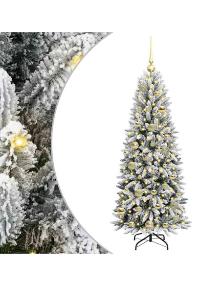 AlberodiNataleartificiale Bianco 53 x 53 x 120 cm PVC