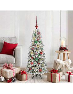 Albero di Natale artificiale Bianco 53 x 53 x 120 cm 2