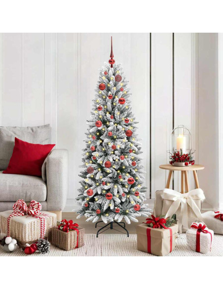 Albero di Natale artificiale Bianco 63 x 63 x 150 cm