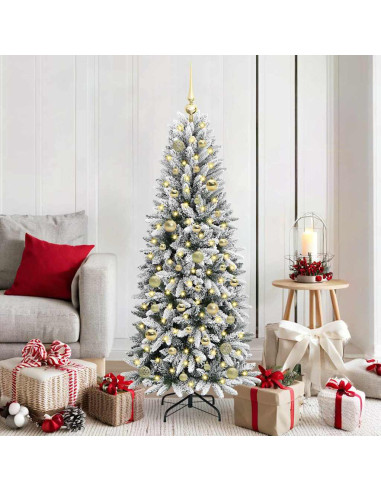 Albero di Natale artificiale Bianco 63 x 63 x 150 cm