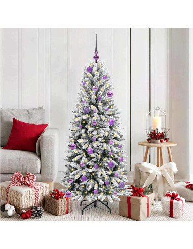 Albero di Natale artificiale Bianco 63 x 63 x 150 cm