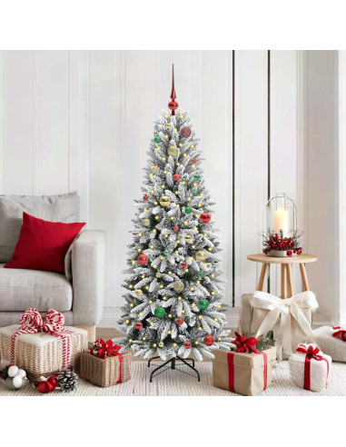 Albero di Natale artificiale Bianco 63 x 63 x 150 cm