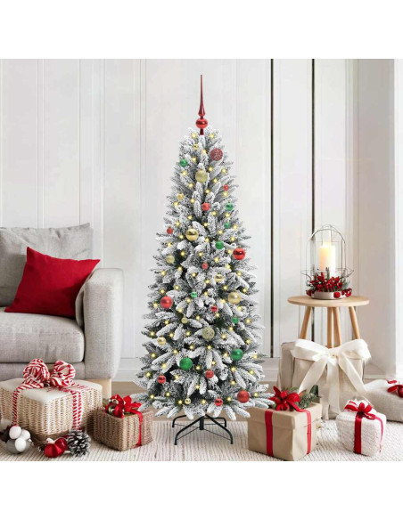 Albero di Natale artificiale Bianco 63 x 63 x 150 cm